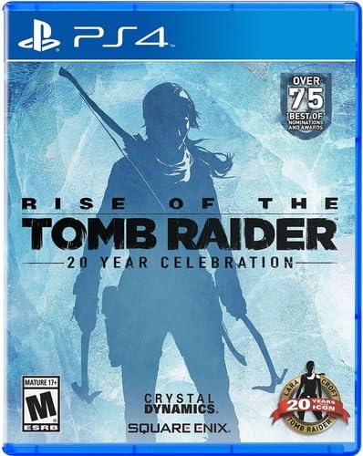 Rise of the Tomb Raider - 20 Year Celebration Edition for PlayStation 4 | Action-Adventure Game with Bonus Content | Perfect for Fans & Collectors | Play at Home or Gaming Parties
