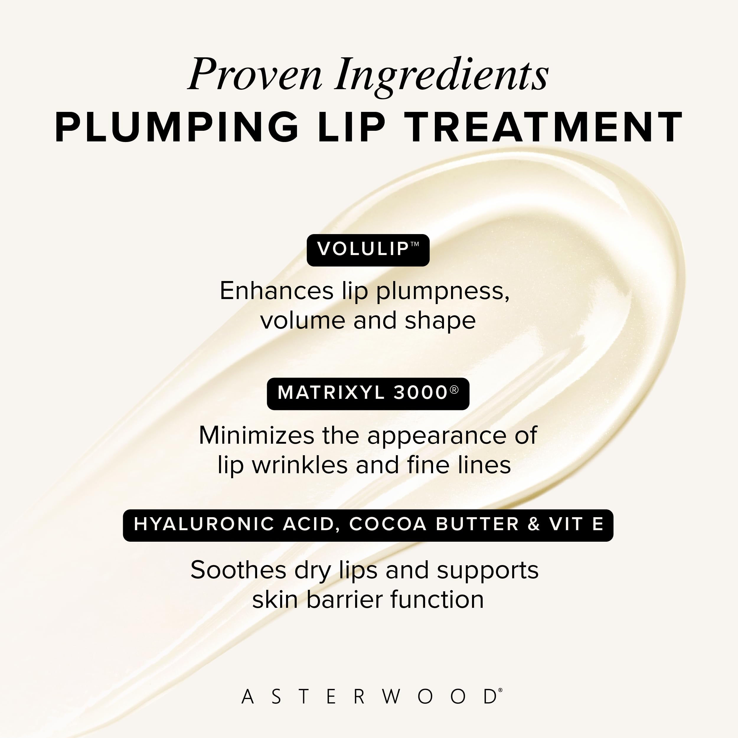 Asterwood Hyaluronic Acid Face Bar & Lip Treatment - Hydrating Skincare for Dry Skin, Anti-Aging Moisturizer - Perfect for Daily Face Care & Nighttime Lip Therapy