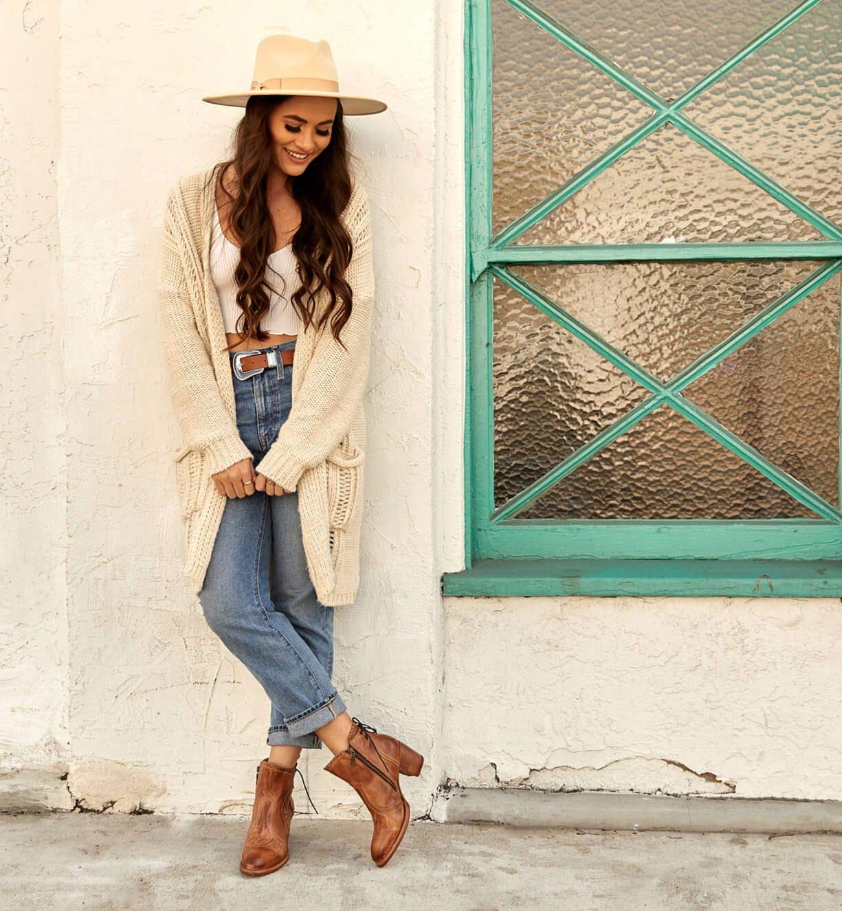Bed:Stu Bia Women's Ankle Boots - Stylish Leather Booties for Women | Perfect for Casual Outfits, Work & Date Nights