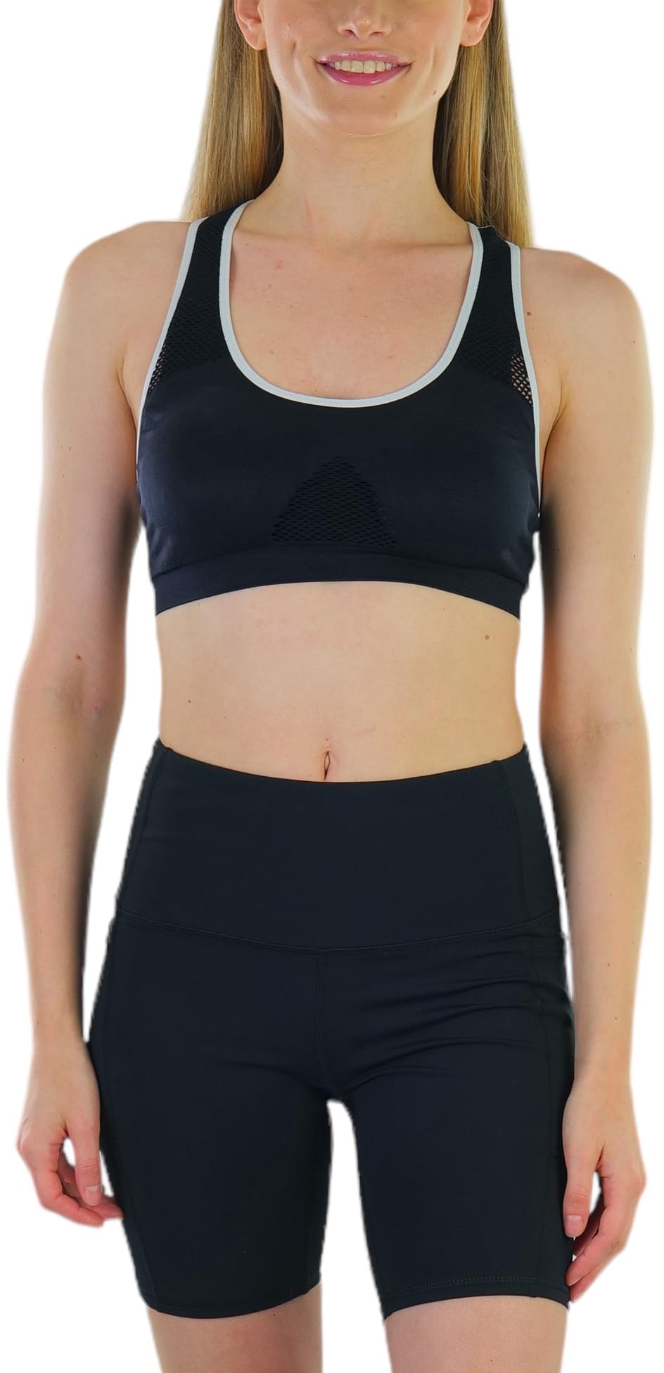 ToBeInStyle Women's Seamless Wire-Free Sports Bras & Bralettes - Supportive Comfort for Yoga, Gym & Everyday Wear