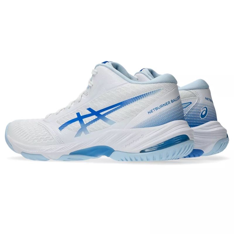 ASICS Netburner Ballistic FF MT 3 Women's Netball Shoes - Lightweight High-Performance Court Shoes for Netball, Volleyball & Indoor Sports