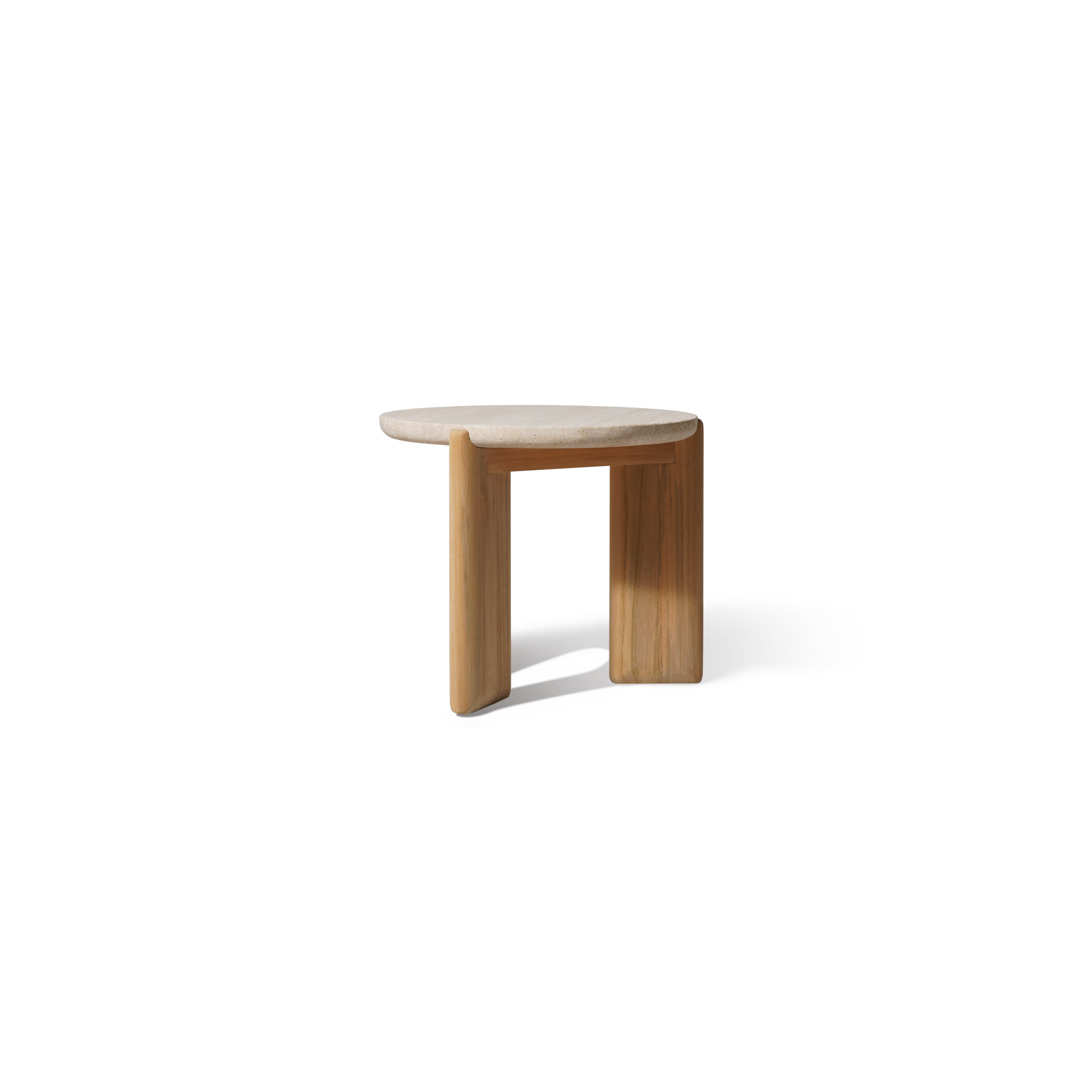 Chloe Round Side Table - Modern Accent End Table for Living Room, Bedroom & Office - Small Round Coffee Table with Sturdy Metal Base - Perfect for Home Decor & Small Spaces