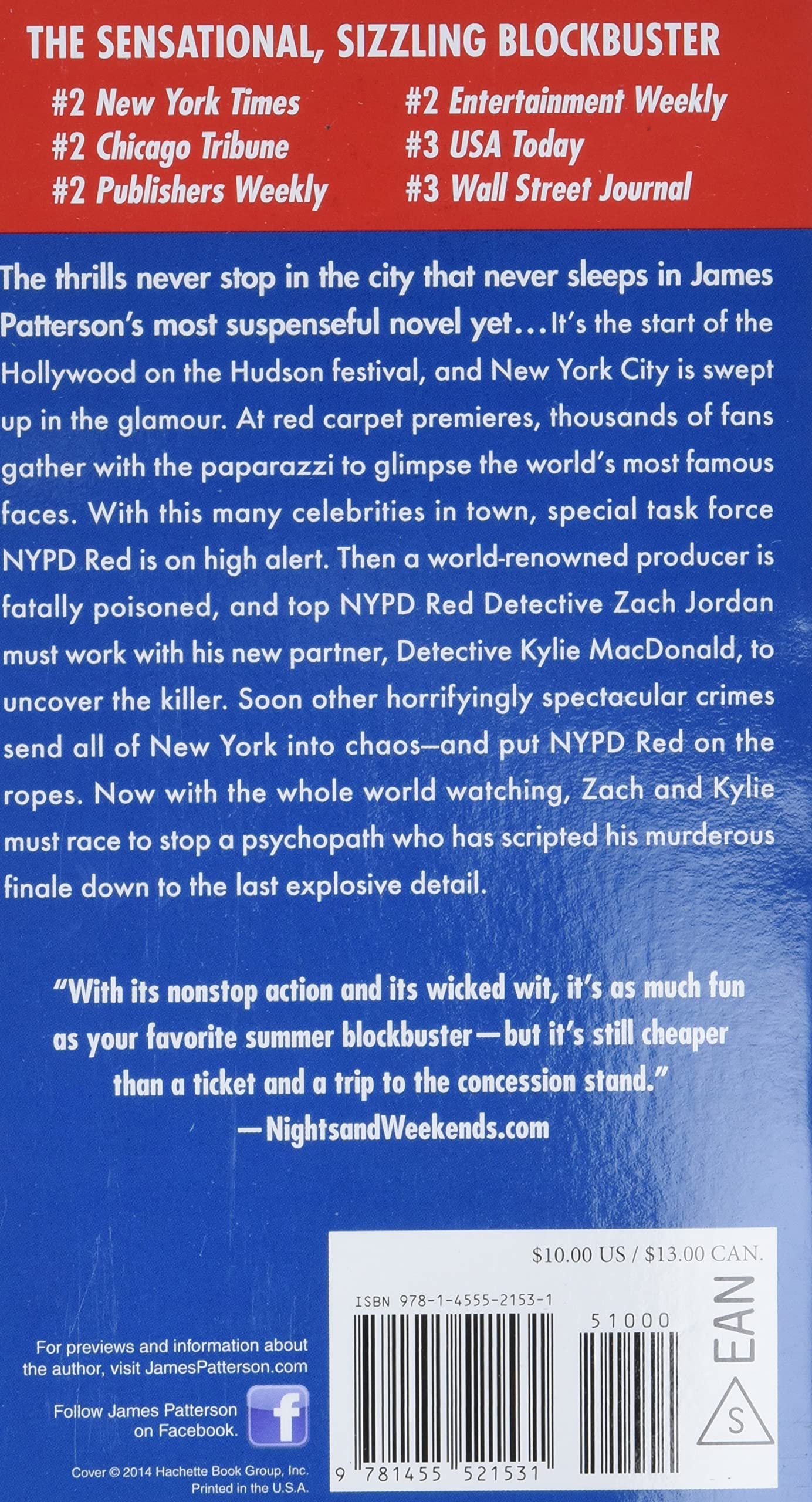 NYPD Red Book 1 - Crime Thriller Novel by James Patterson | Best Suspense & Mystery Fiction for Adults | Perfect for Book Clubs & Reading on Vacation