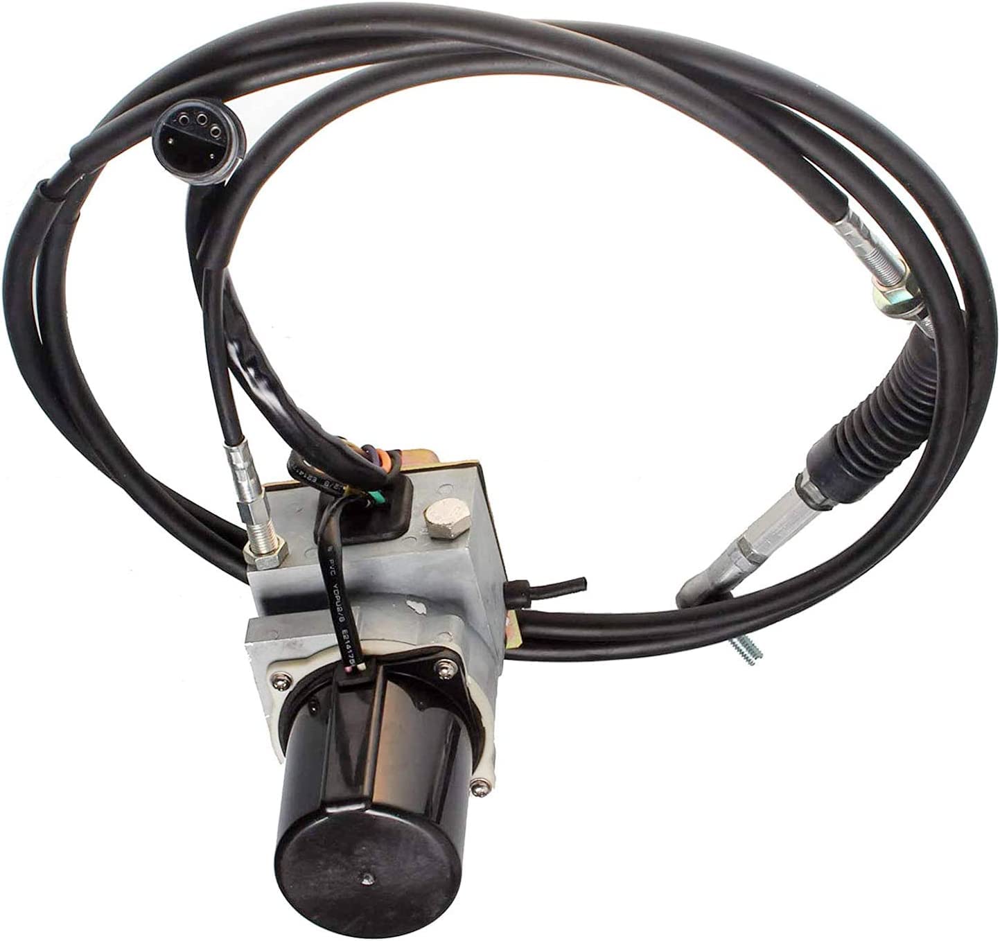 106-0092 Throttle Motor with Signal Cable 5 Pins Compatible with Caterpillar Excavator E320L E320 - Replacement Part for Smooth Engine Control in Heavy Equipment Operations