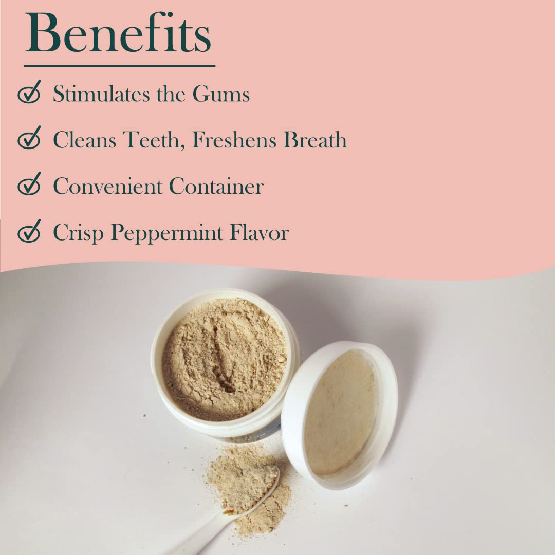 Natural Salt & Soda Toothpowder with Ioxan - Whitening & Stain Removal Tooth Powder for Sensitive Teeth - Perfect for Travel, Camping & Eco-Friendly Oral Care