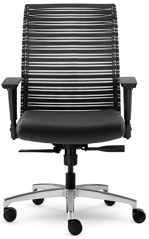 Allseating 95040 Mesh Back ZIP Chair - Ergonomic Office Chair with Breathable Mesh Back & Adjustable Features for Home & Office Workspaces