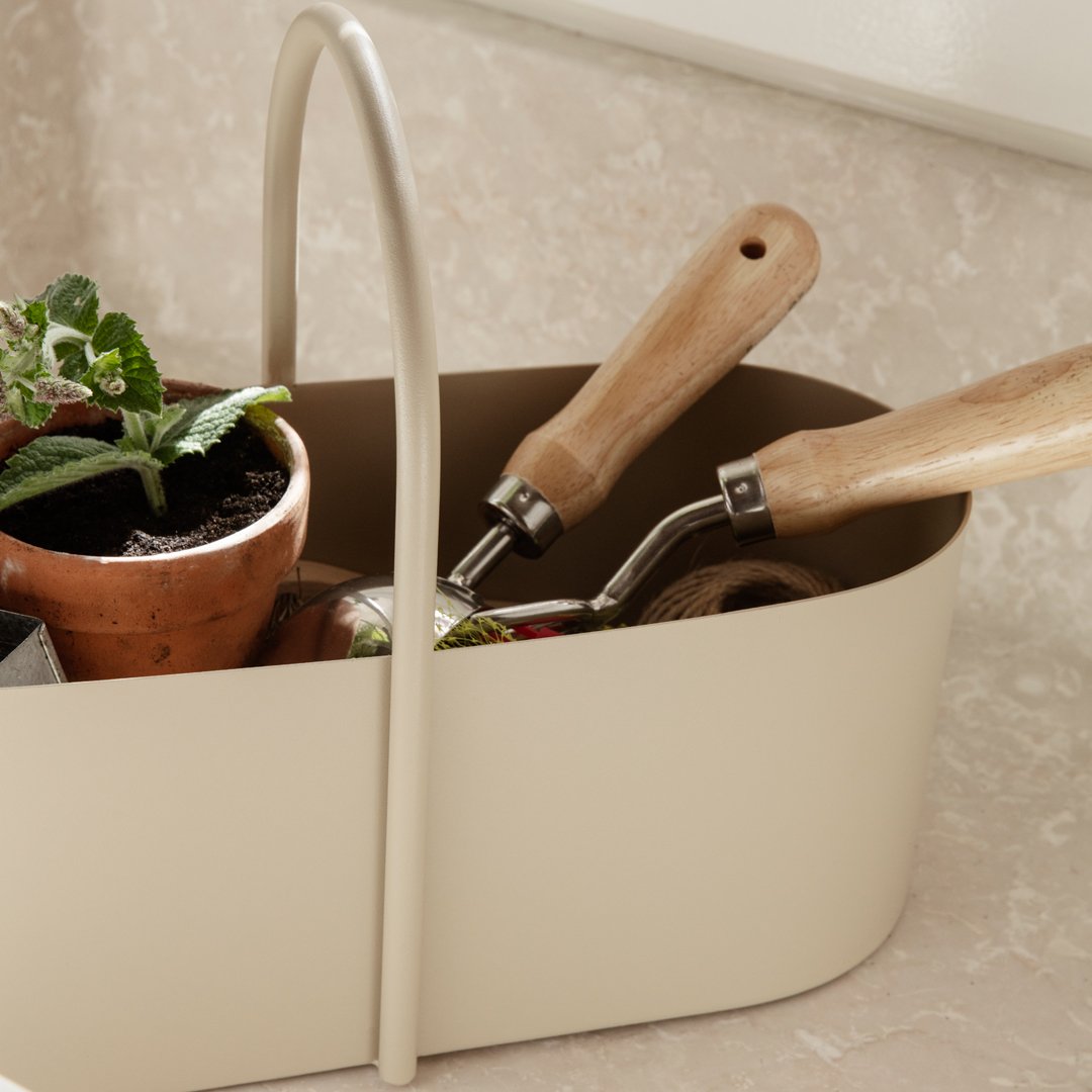 Ferm Living Grib Toolbox - Stylish and Functional Storage Box for Home & Office Organization - Perfect for Desk, Shelf, or Closet Storage