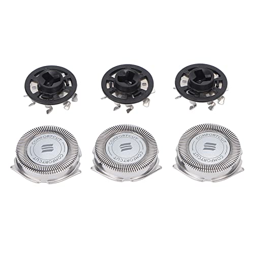 PT725 Replacement Blades 3-Pack - Stainless Steel Durable & Comfortable Shaver Replacement Heads - Perfect for Home, Travel & Daily Shaving Needs