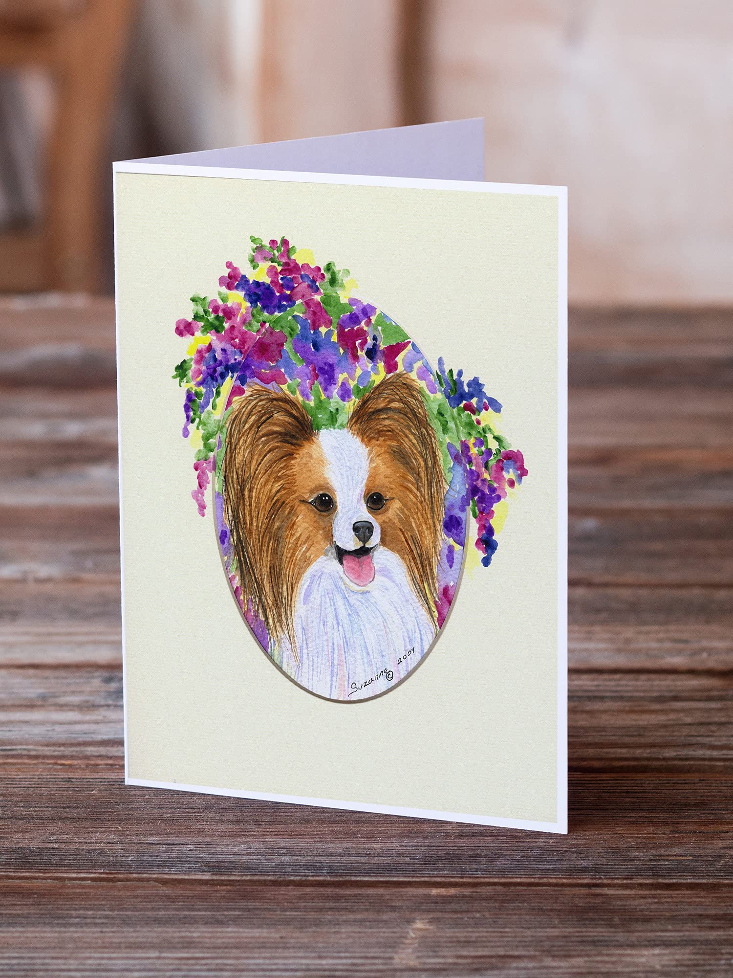 Blank Whimsical Papillon Greeting Cards & Envelopes Set - Pack of 8 A7 Size 5x7 Note Cards for Birthdays, Thank You Notes & Special Occasions | Perfect for Handwritten Letters & Gift Cards