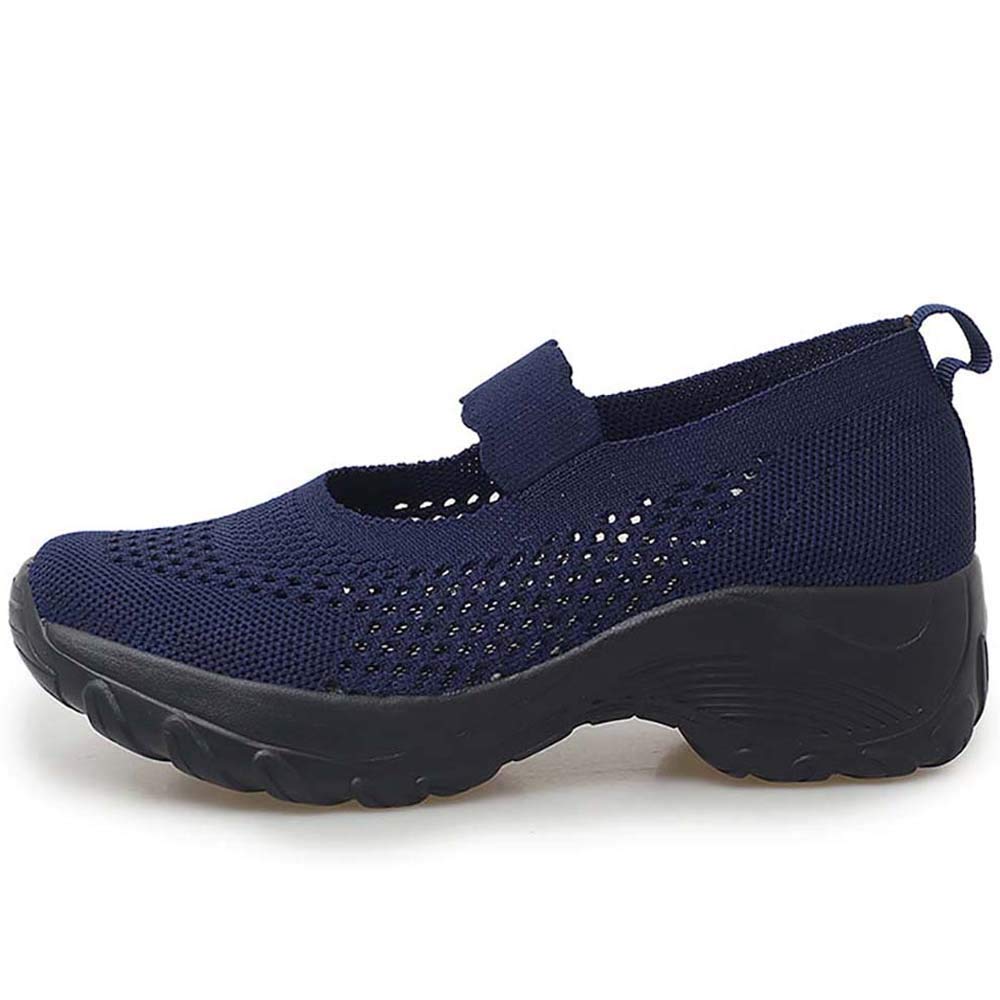 Niber Women's Air Cushion Walking Shoes - Arch Support Running Sneakers with Wedge Platform for Nurses & Comfortable Work Shoes | Perfect for Work, Travel & Daily Wear