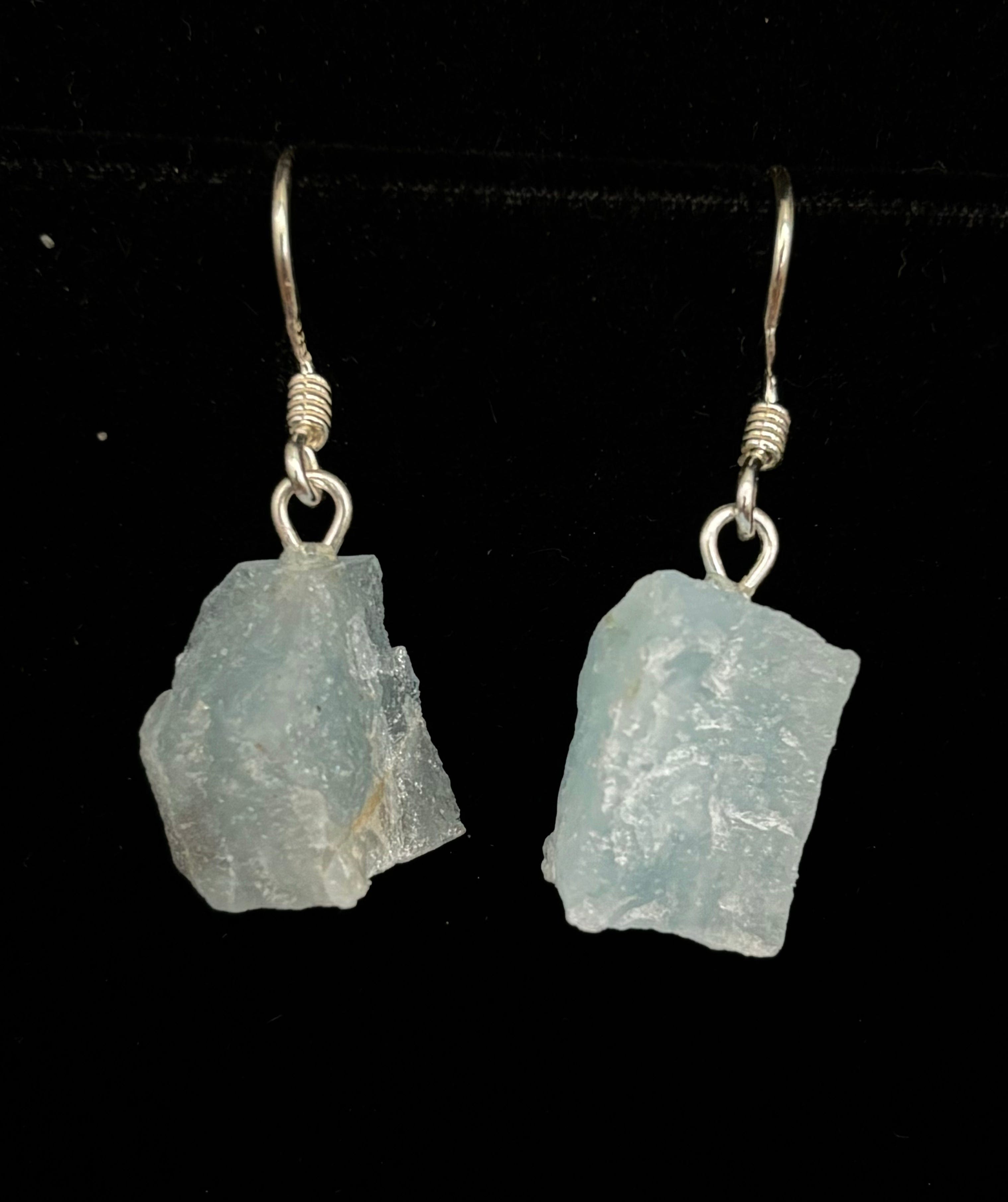 Aquamarine Sterling Silver Earrings for Women - Dainty Blue Gemstone Studs - Perfect for Weddings, Parties & Everyday Wear