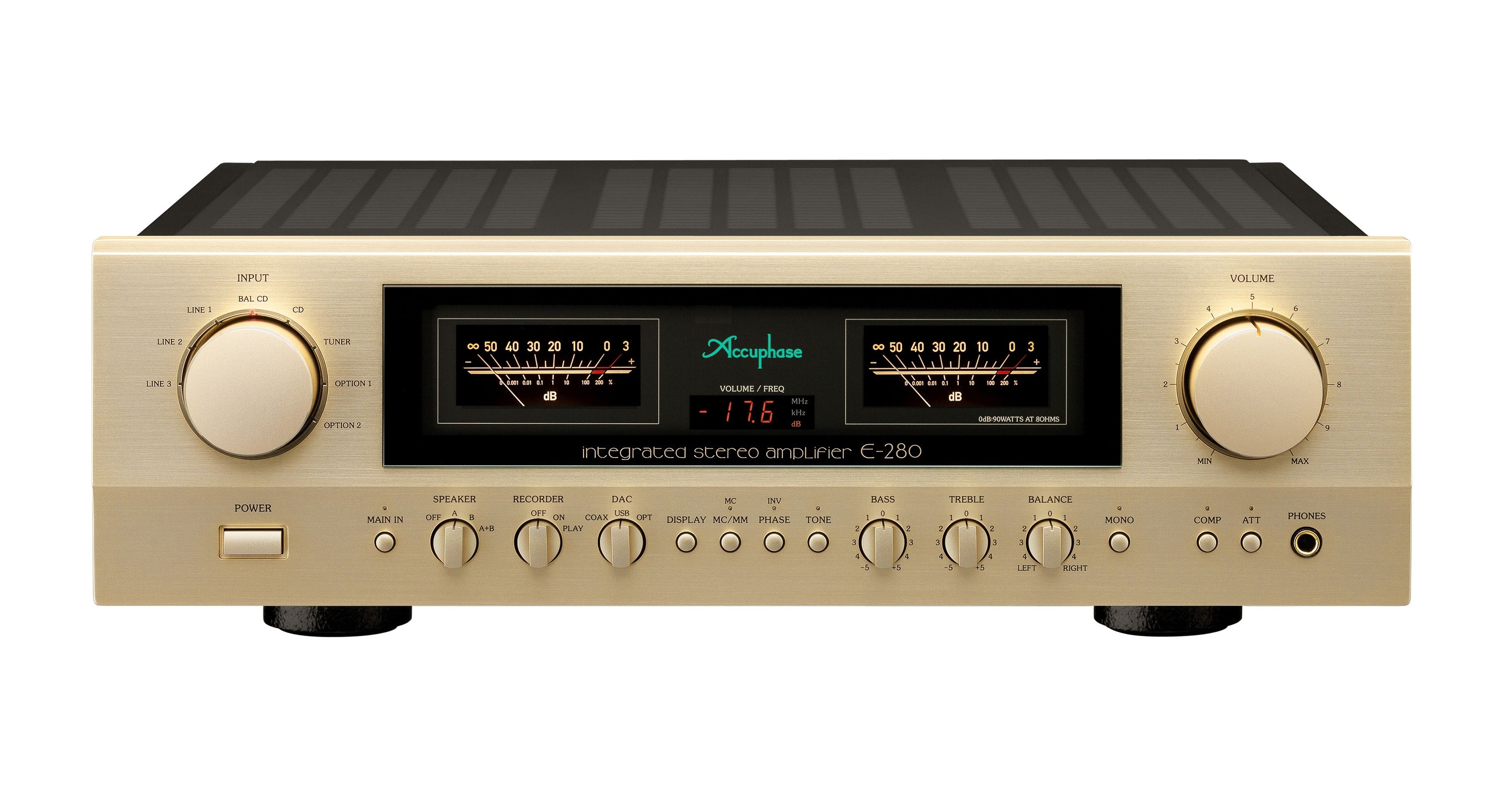 Accuphase E-280 Integrated Stereo Amplifier - High-End Audio System for Home Theater & Music Listening