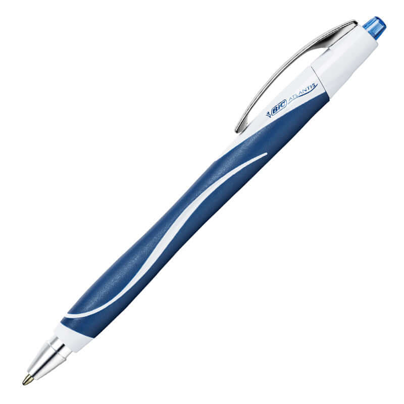 BIC Atlantis Air Ballpoint Pen - Smooth Writing, Comfort Grip, 1.0mm Medium Point - Perfect for Office, School & Note Taking