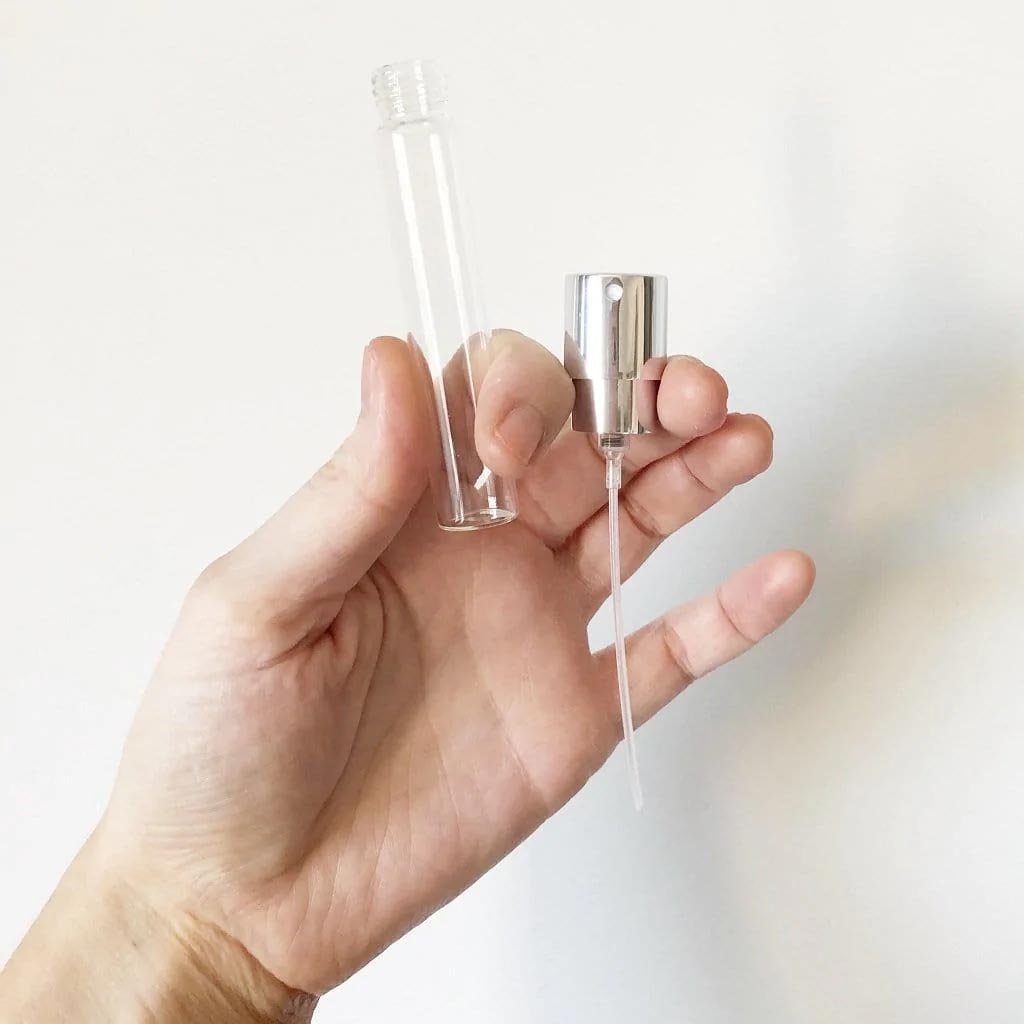 Premium Refillable Perfume Atomizer - Portable Travel Perfume Spray Bottle (Nude Color) for Women & Men | Perfect for Gym, Office, and On-the-Go Use