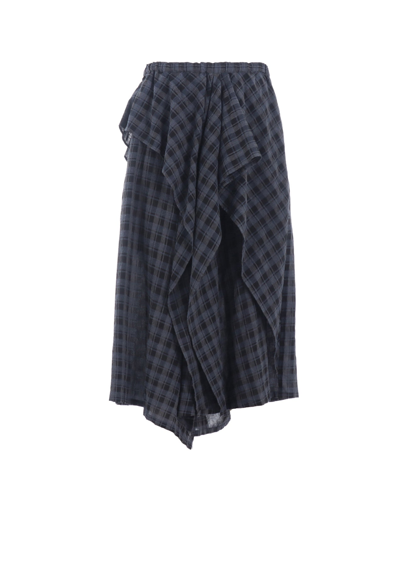 Soft Cotton Cupro Mini Plaid Drape Pants for Women - Comfortable & Stylish Lounge Pants for Home, Yoga, and Casual Outings