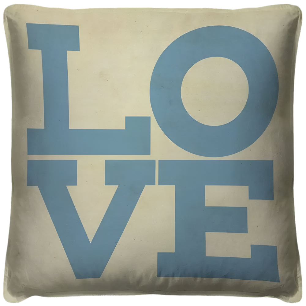 Blue and White Decorative Throw Pillow - Soft Cushion for Sofa, Bed, Living Room & Home Decor