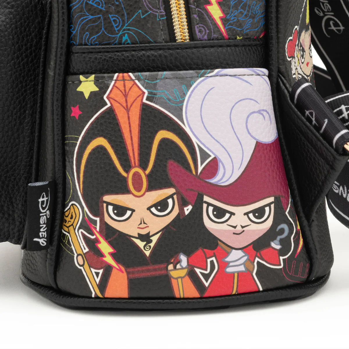 Villains Chibi Leather Mini Backpack for Women - Cute Small Crossbody Purse for Disney Fans, Cosplay & Daily Use | Perfect for Theme Parks, Shopping & Travel Accessories