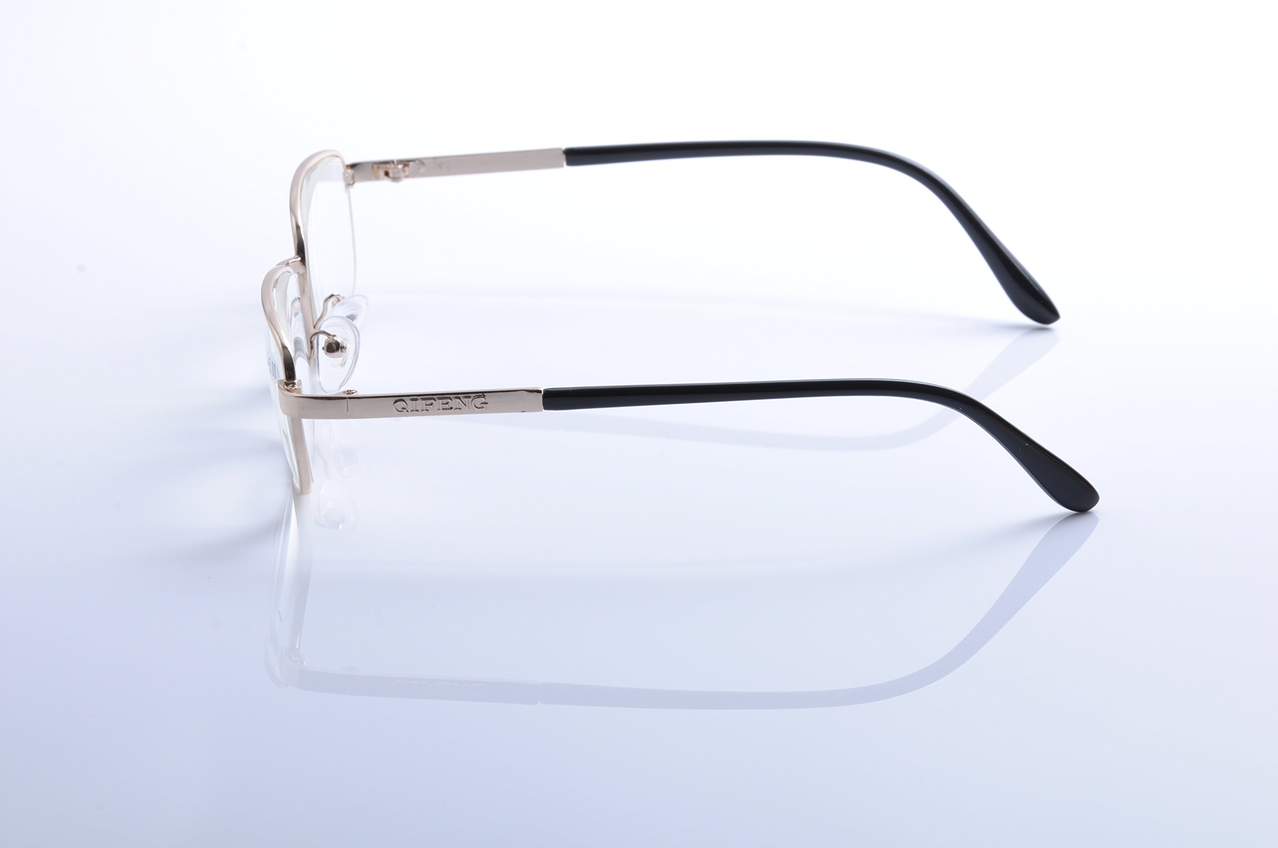 Premium Metal Full Rim Reading Glasses for Men & Women - Fashionable & Durable Eyewear for Reading, Working & Daily Use