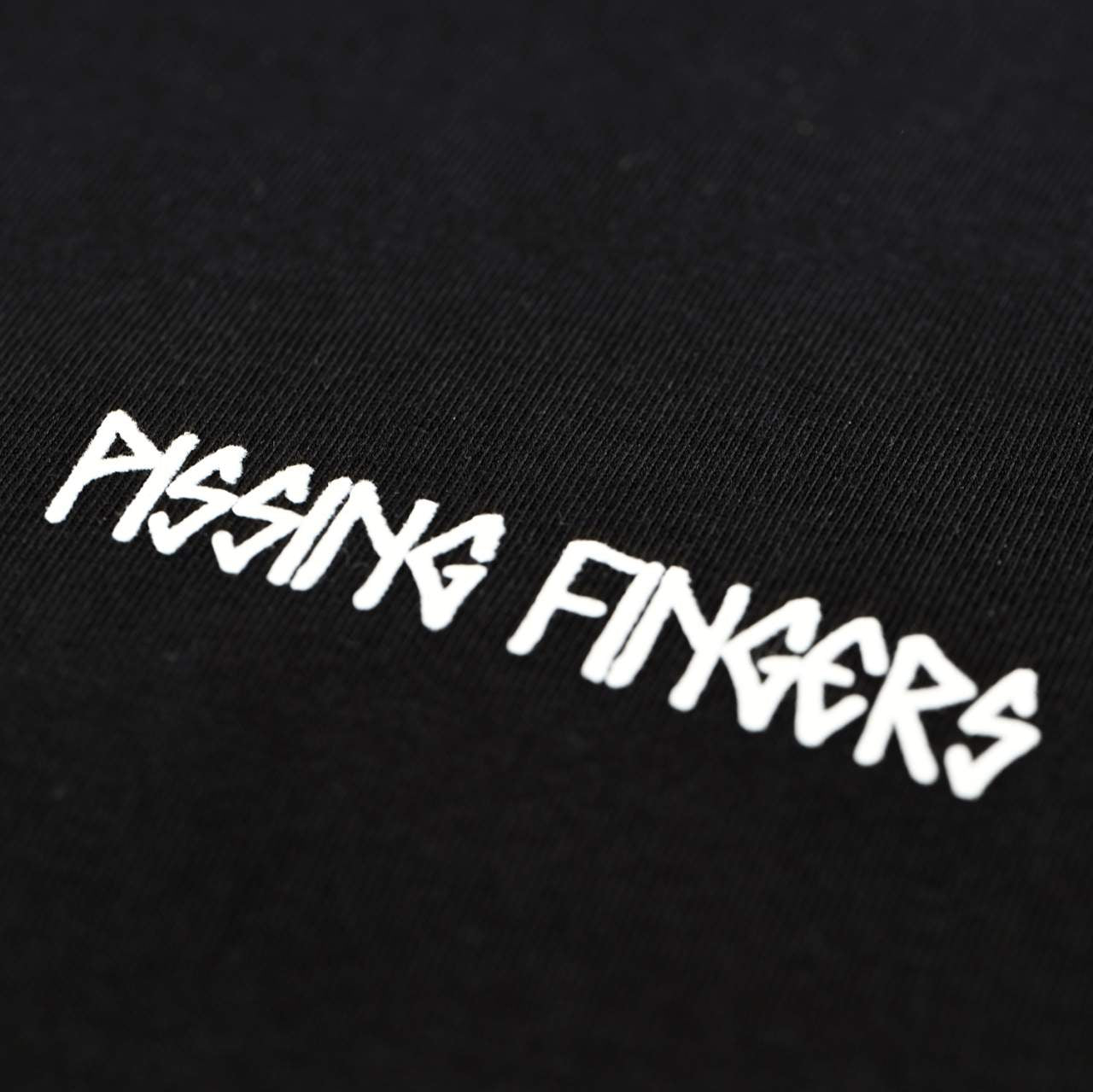 Blackriver Pissing Fingers Organic Cotton T-Shirt - Funny Graphic Tee for Men & Women - Perfect for Casual Wear, Parties, and Gifts