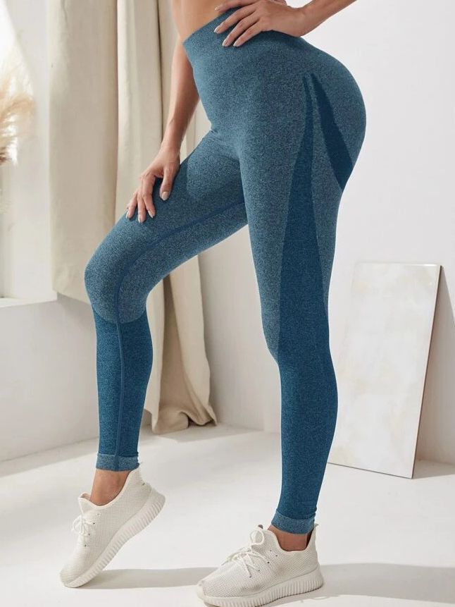 ZASUWA Women's Seamless High-Waisted Scrunch Butt Lifting Yoga Leggings - Tummy Control Workout Pants for Gym, Running & Everyday Wear
