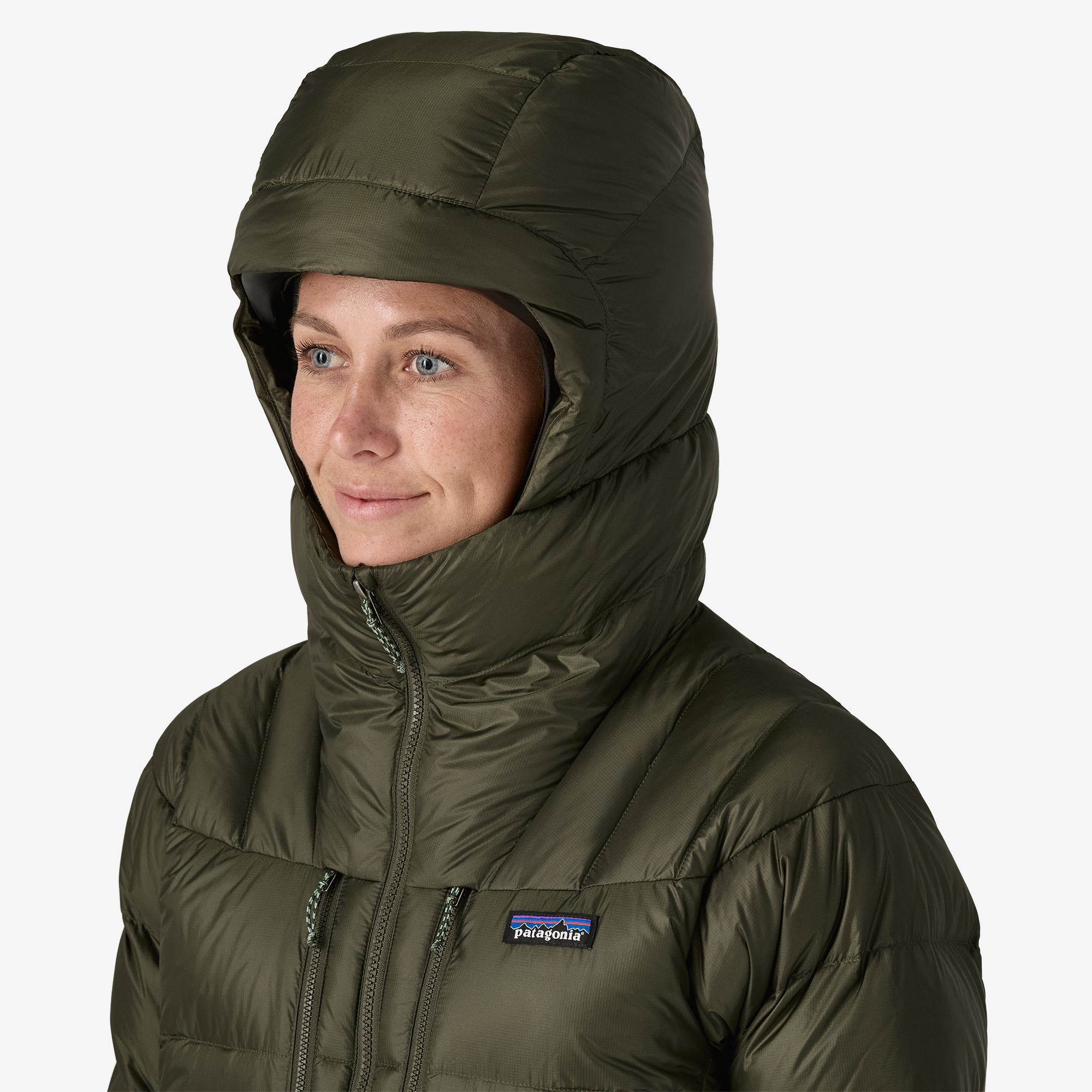 Women's Fitz Roy Down Hoody - Lightweight Warm Winter Jacket for Outdoor Hiking & Camping - Waterproof Windproof Puffer Coat for Cold Weather Adventures