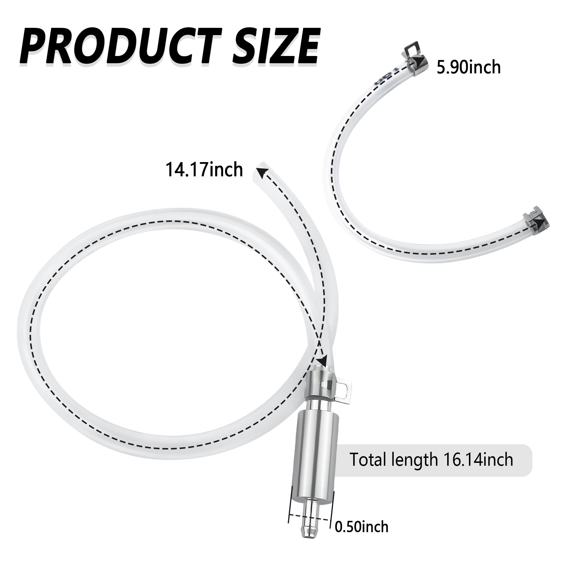 **Universal Brake Bleeder Hose with One-Way Check Valve – Durable Brake Fluid Bleeder Kit for Cars, Motorcycles & Bikes – Easy DIY Brake Bleeding Tool for Home Garage & Auto Repair**