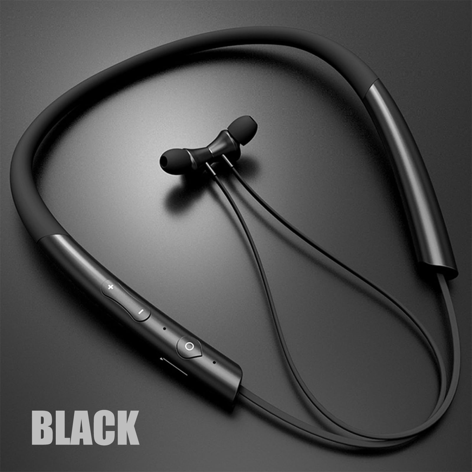 Wireless Bluetooth Headphones with Mic - Noise Cancelling Neckband Earbuds, 400H Playtime for Running, Gym, Workout & Music | Perfect for Sports, Travel & Office Use