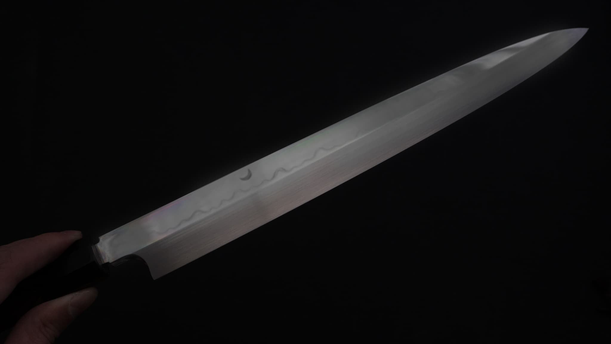 Premium Japanese Yanagiba Sushi Knife 300mm - Genkai Honyaki Sanbonsugi Blade with Shamuragi Handle - Perfect for Sushi Chefs & Japanese Cuisine Lovers