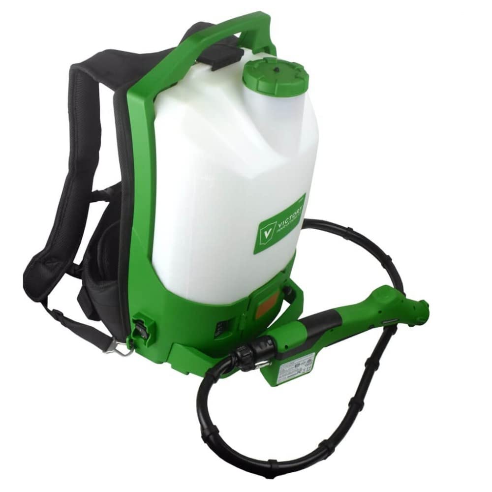 Victory Innovations VP300ES Cordless Electrostatic Backpack Sprayer - Green | Disinfectant & Sanitizer Spray Machine for Cleaning & Disinfection | Perfect for Home, Office, School & Commercial Use