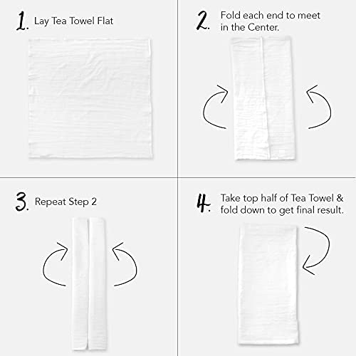 Funny 'Kiss the Cook' Cotton Dish Towel - 100% Cotton Kitchen Decor & Drying Cloth for Cooking, Baking, and Home Decor | Perfect Gift for Chefs & Housewarming