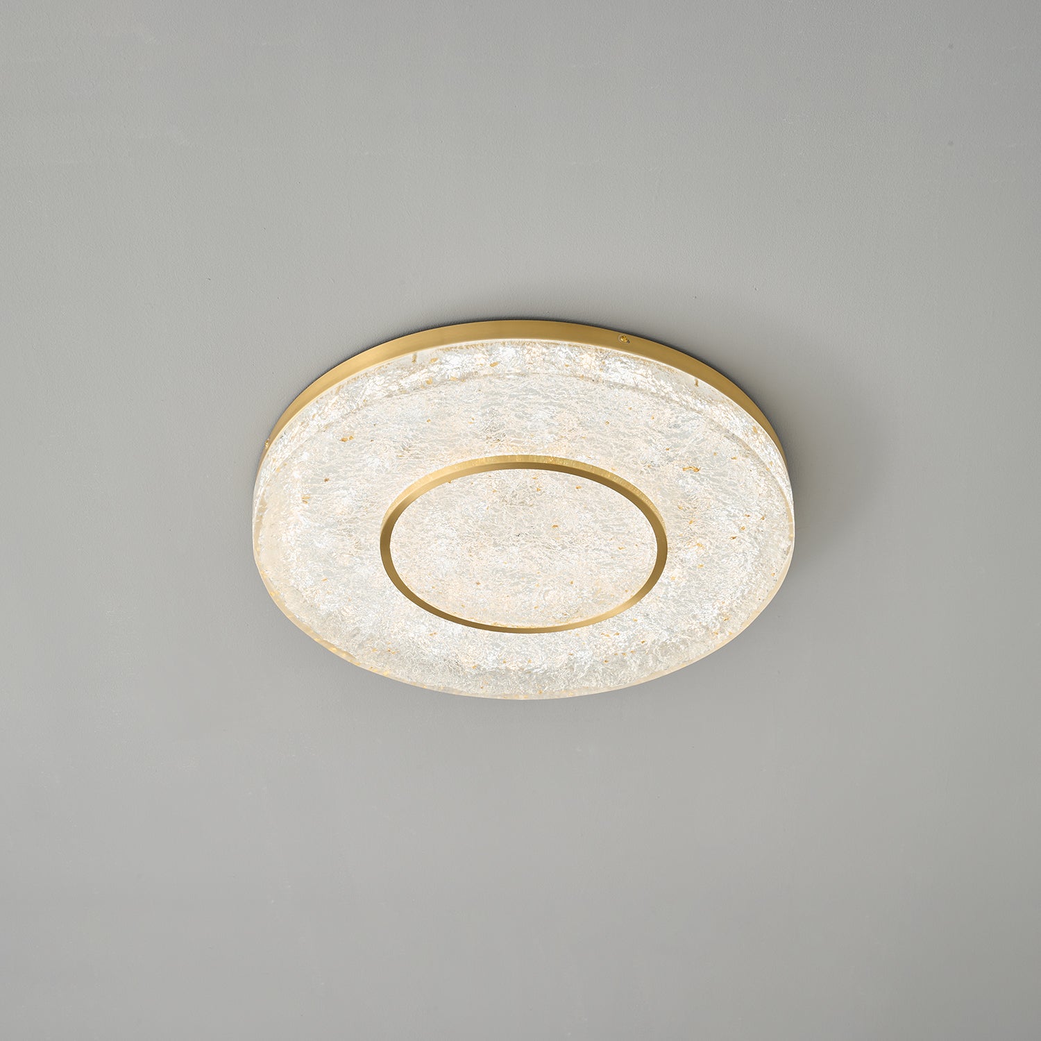 Modern Mysterious Circle LED Ceiling Lamp - Dimmable Ambient Lighting for Living Room, Bedroom & Dining Room - Perfect for Home Decor & Relaxation