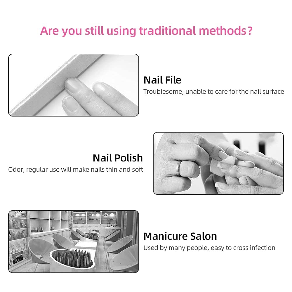**Beromt 4-in-1 Nail Buffer & Shiner Kit - Professional Nail Filer, Manicure Tools Set, Double-Sided Rabbit Buffer for Salon & Home Use - Perfect Gift for Beginners & Experts**    *(Use Cases: At-home nail care, salon treatments, travel grooming, DIY manicures, professional nail polishing, gift sets for beauty lovers.)*