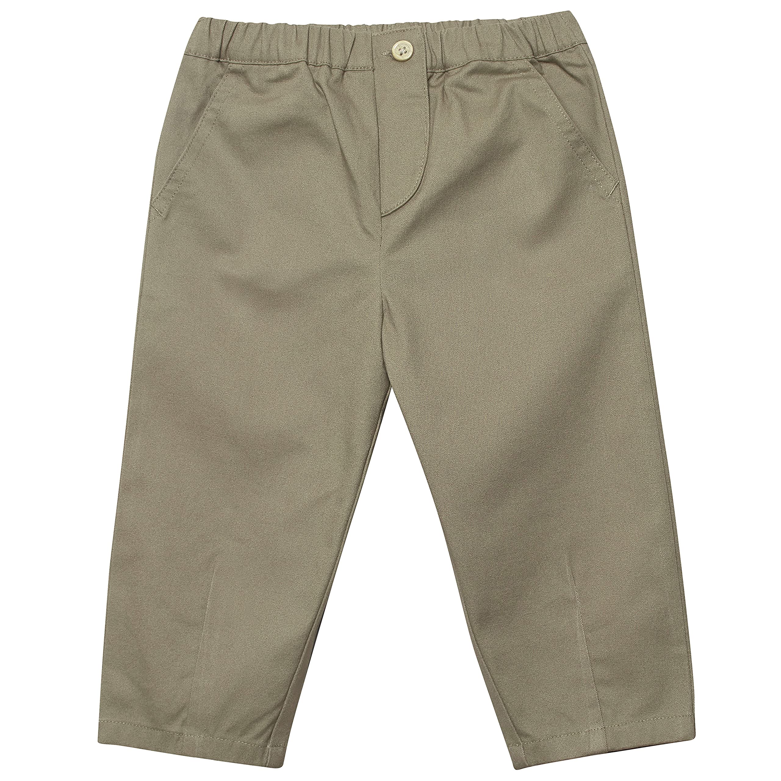 Gerber Baby Boys' Canvas Pants - Soft & Durable Toddler Pants for Playtime, Daycare & Outdoor Adventures