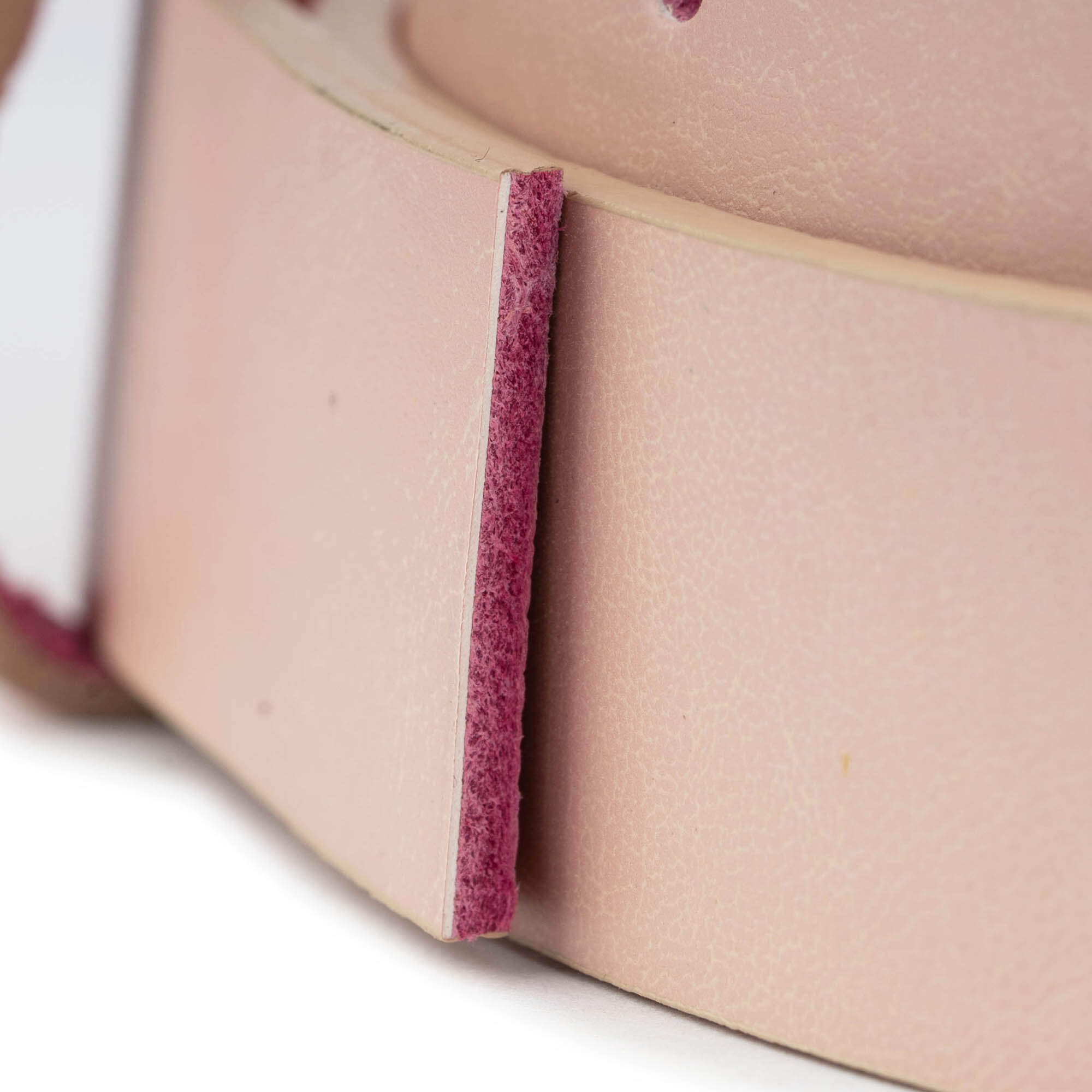 2.5 cm Light Pink Genuine Leather Belt Strap for Dunhill Buckles - Women's Replacement Accessory - Perfect for Casual, Office & Formal Outfits