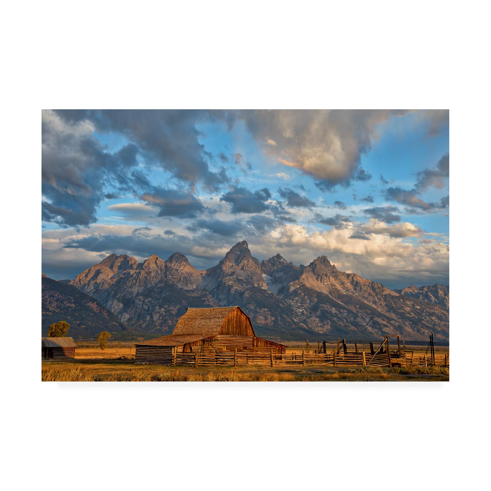 Darren White Photography Rustic Wyoming Fine Art Print - 12x19 Inches, Western Landscape Wall Decor for Living Room, Office & Cabin