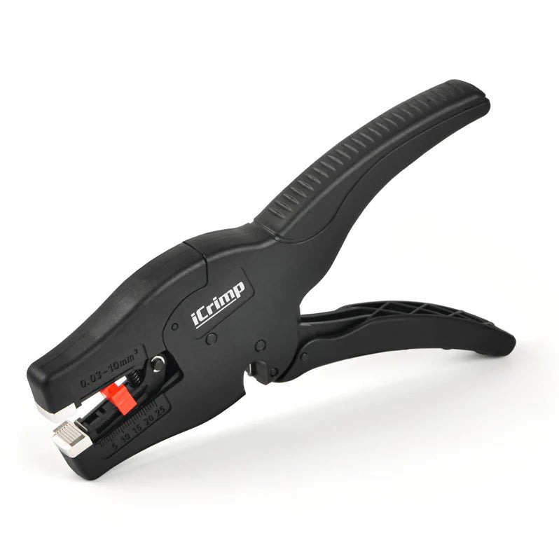 IWS D10 Professional Wire Stripper with Built-In Cutter - Multifunctional Stripping & Cutting Tool for 0.03-10mm² Wires - Perfect for Electricians, DIY Projects & Home Repairs