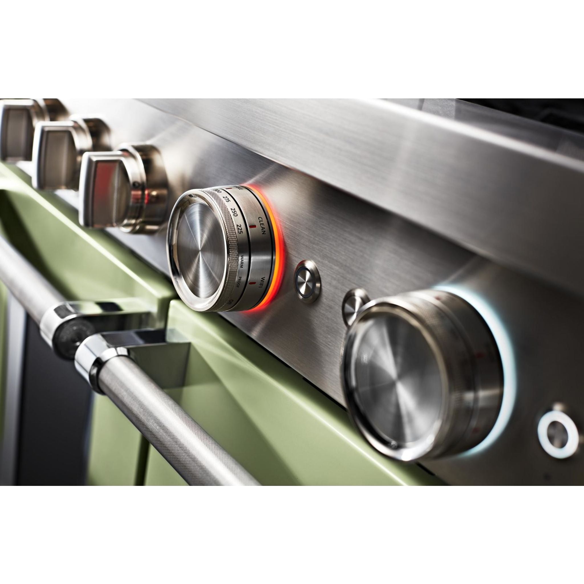 KitchenAid KFDC558JAV 30-Inch Dual Fuel Range with Convection Oven - Avocado Cream Finish | Professional Gas Cooktop & Electric Oven | Perfect for Home Chefs & Baking Enthusiasts