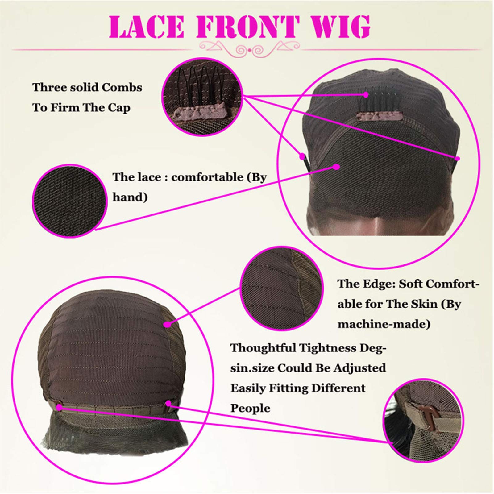 Brazilian Virgin Human Hair Short Bob Wigs for Women - 14 Inch Full Lace Curly Wig with Baby Hair | Natural Looking Lace Front Wig for Daily Wear, Cosplay & Special Occasions