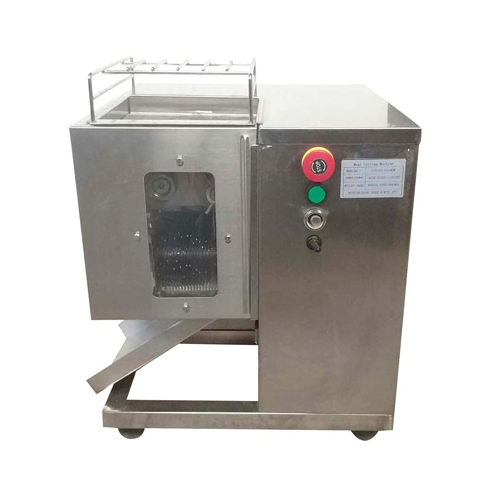 INTBUYING Commercial Electric Meat Cutter Slicer Grinder - Heavy Duty Steak Cutting Machine (Body Without Blade) for Butcher Shops, Restaurants & Home Kitchens