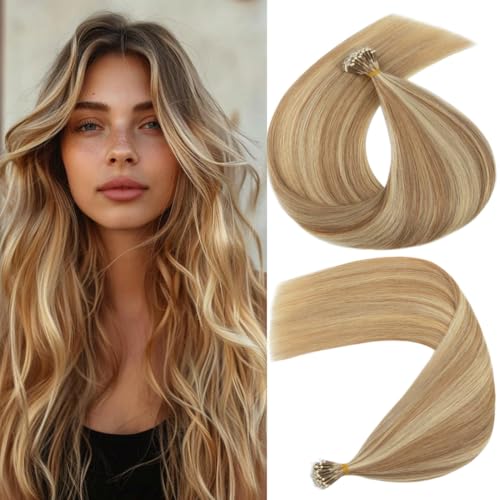 Golden Brown highlight Bleach Blonde