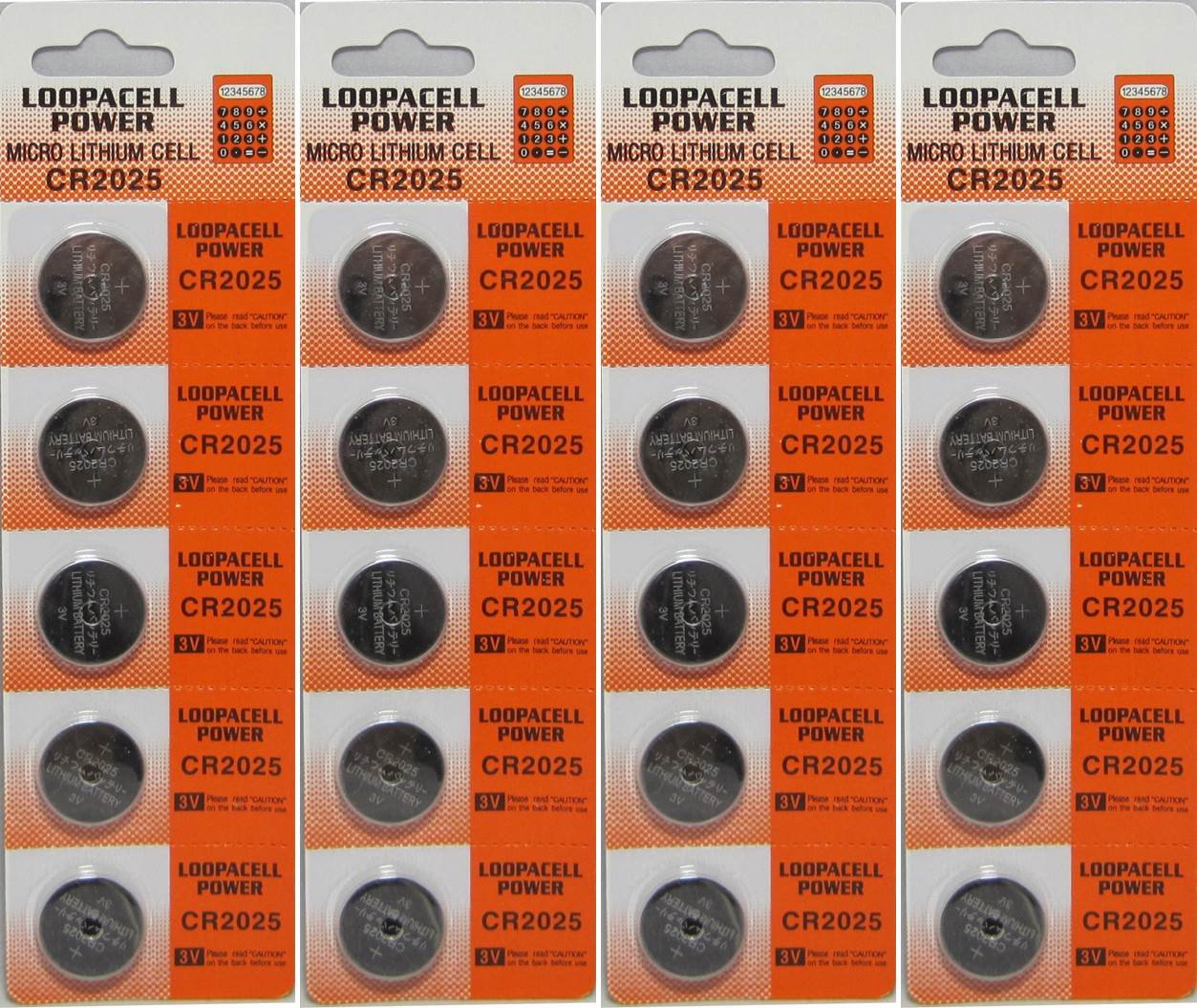 CR2025 3V Lithium Battery - 20 Pack for Motherboard BIOS CMOS Memory Backup - Ideal for Watches, Calculators, Key Fobs & Electronic Devices