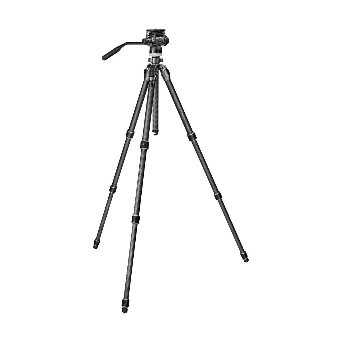 Gitzo 2-Way Fluid Video Head - Professional Tripod Head for Smooth Pan & Tilt Camera Movements - Perfect for Videography, Live Streaming & Outdoor Filming