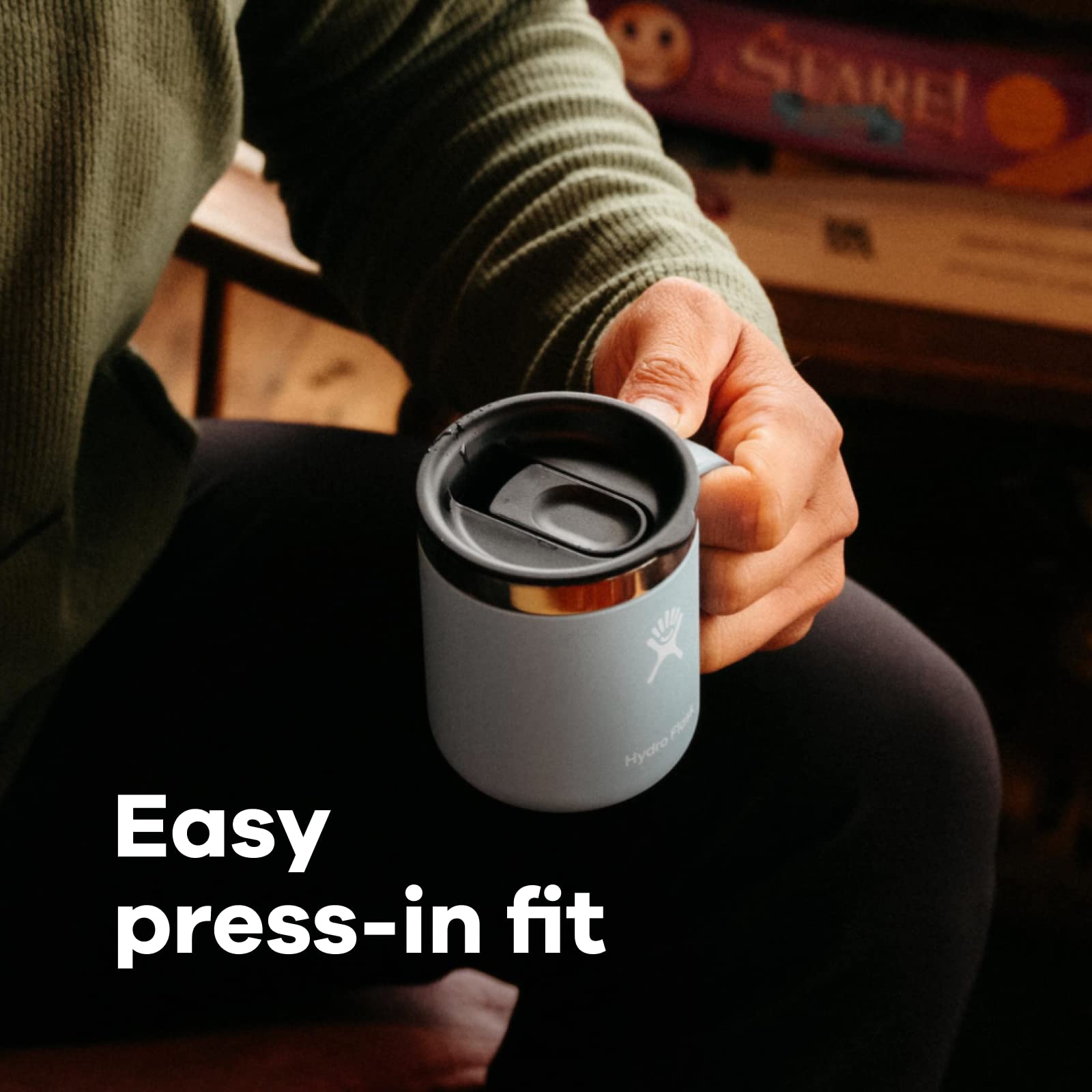Hydro Flask Press-in Lid - Insulated Replacement Lid for Tumblers & Mugs - Leakproof & Durable - Perfect for Coffee, Tea & Cold Drinks On-The-Go