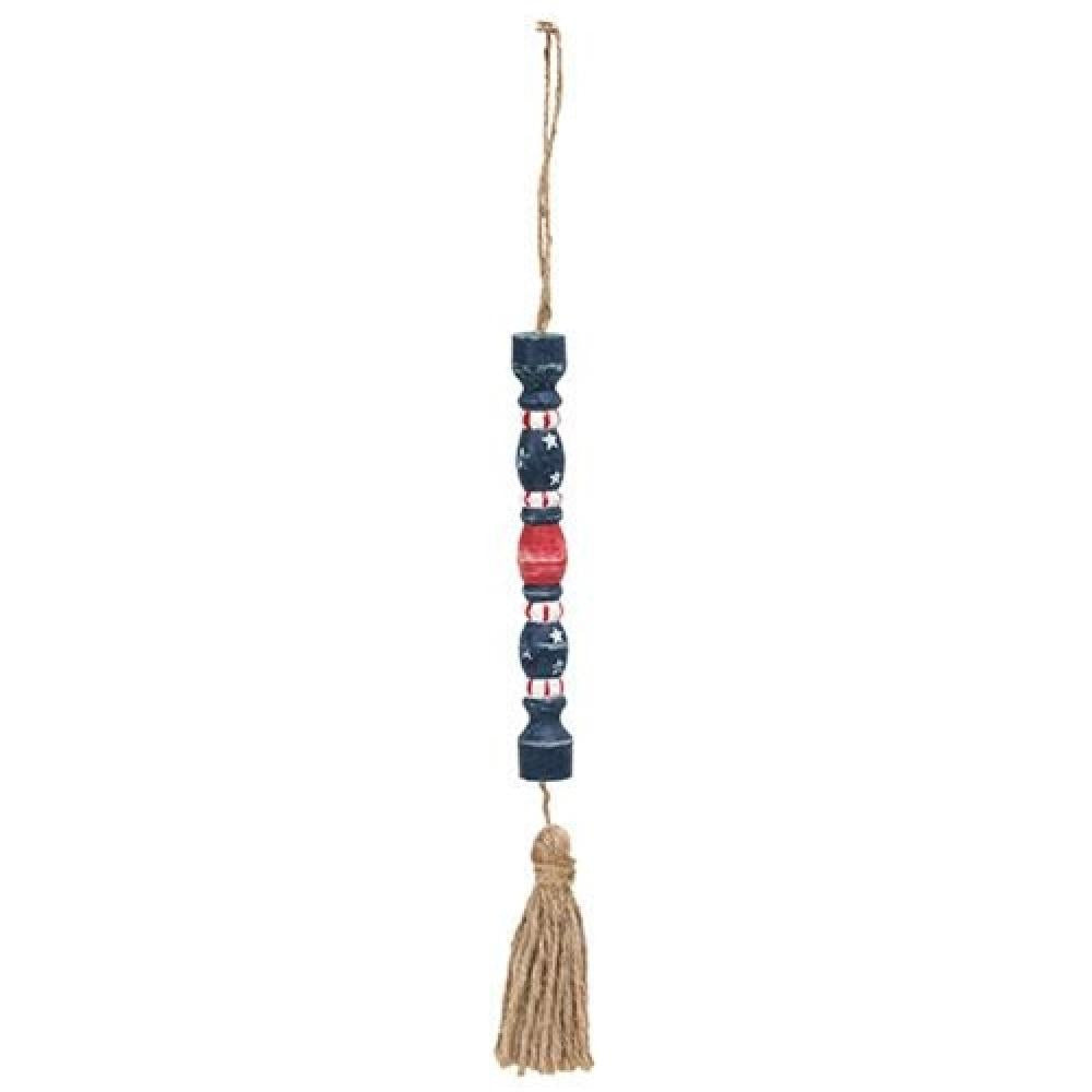 Distressed Skinny Firecracker Christmas Ornament - Vintage Style Holiday Decor for Tree, Mantel & Festive Home Decorating
