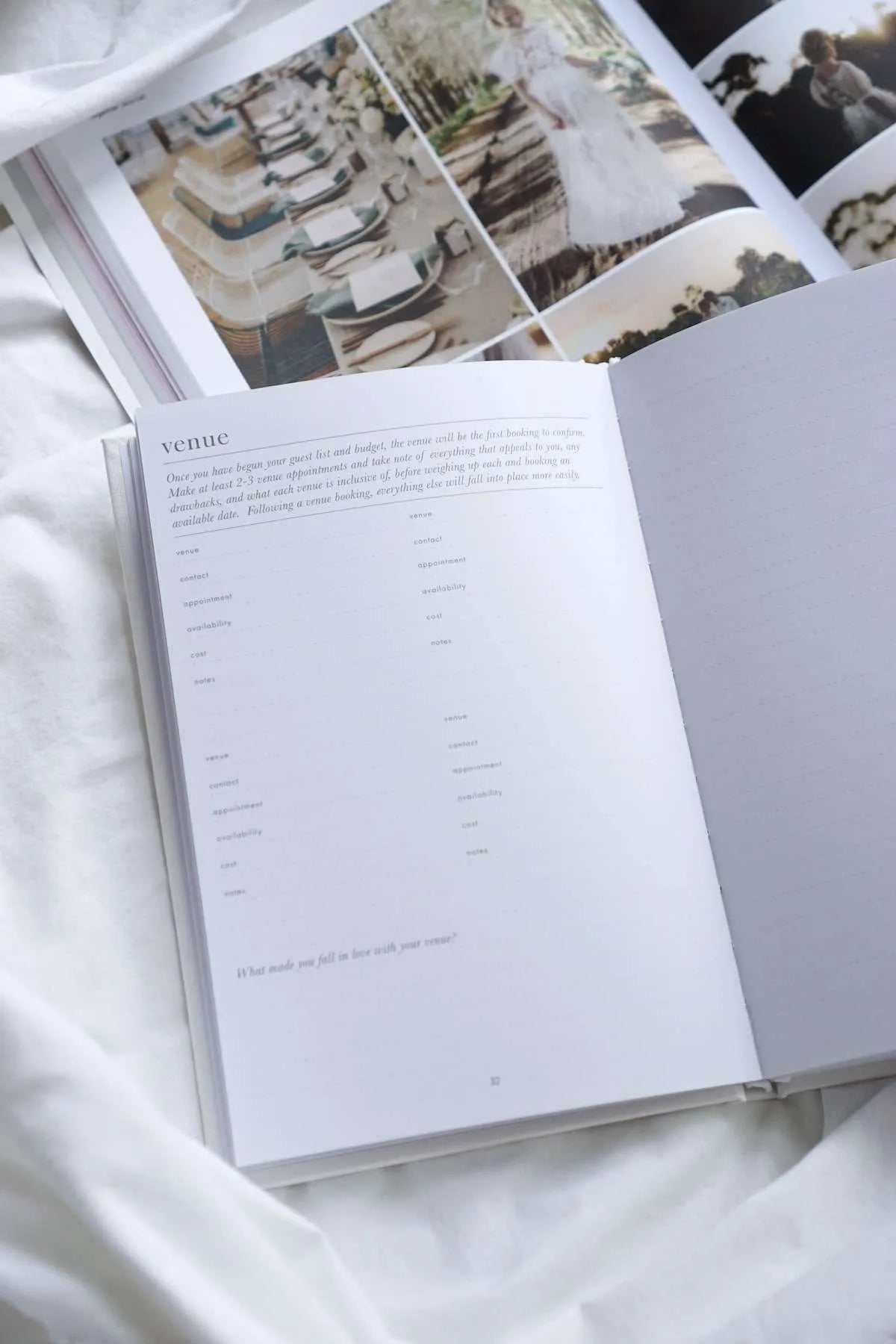 Little White Wedding Planner Book - Elegant Bridal Organizer for Engagement, Ceremony & Reception Planning - Perfect for Brides & Wedding Coordinators