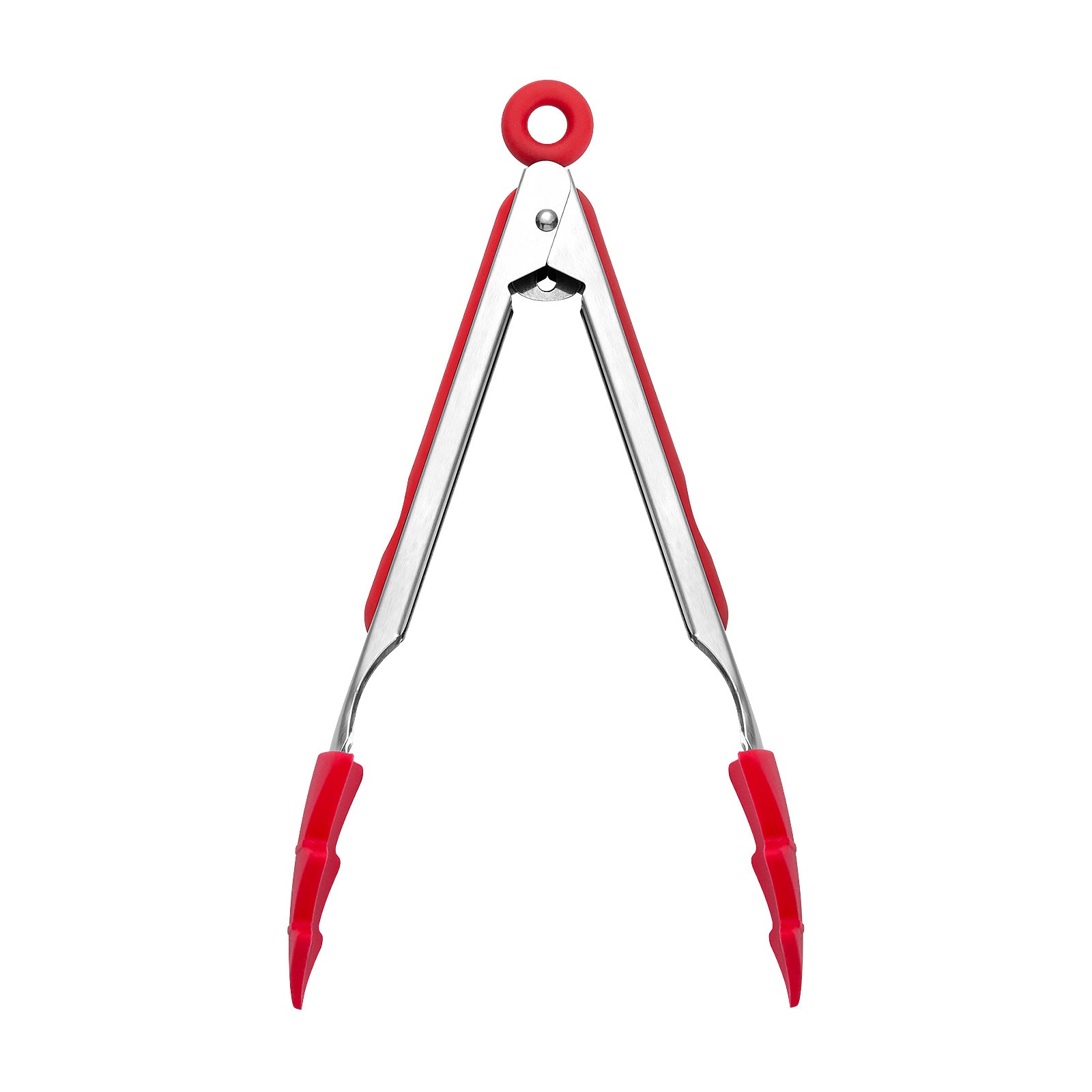 Ventray Christmas Style Kitchen Tongs - 12 Inch Stainless Steel Cooking Tongs for Baking, Grilling, Serving - Perfect Holiday Gift for Home Chefs & Christmas Party Hosting
