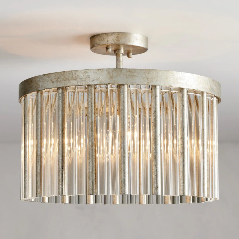 Andalucia Flush Mount Ceiling Light - Modern LED Flushmount Fixture for Bedroom, Kitchen, Hallway - Energy Efficient Indoor Lighting Solution