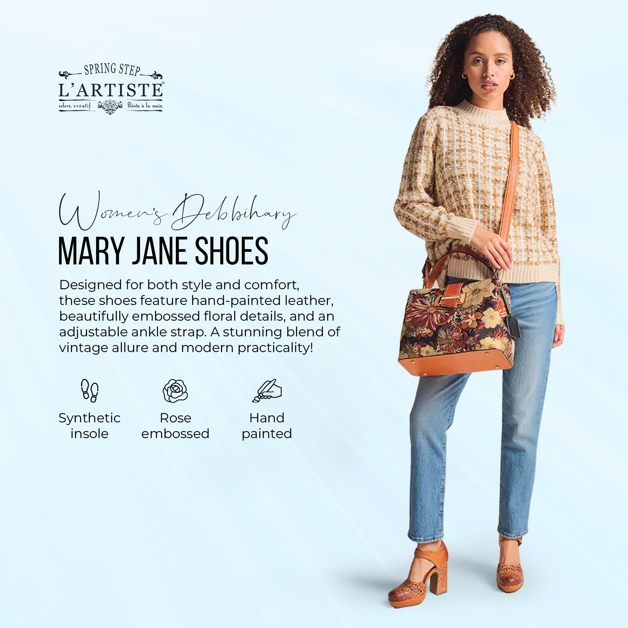 Spring Step L'Artiste Women's Debbihary Comfortable Slip-Resistant Work Shoes - Perfect for Nurses, Waitresses & Healthcare Professionals