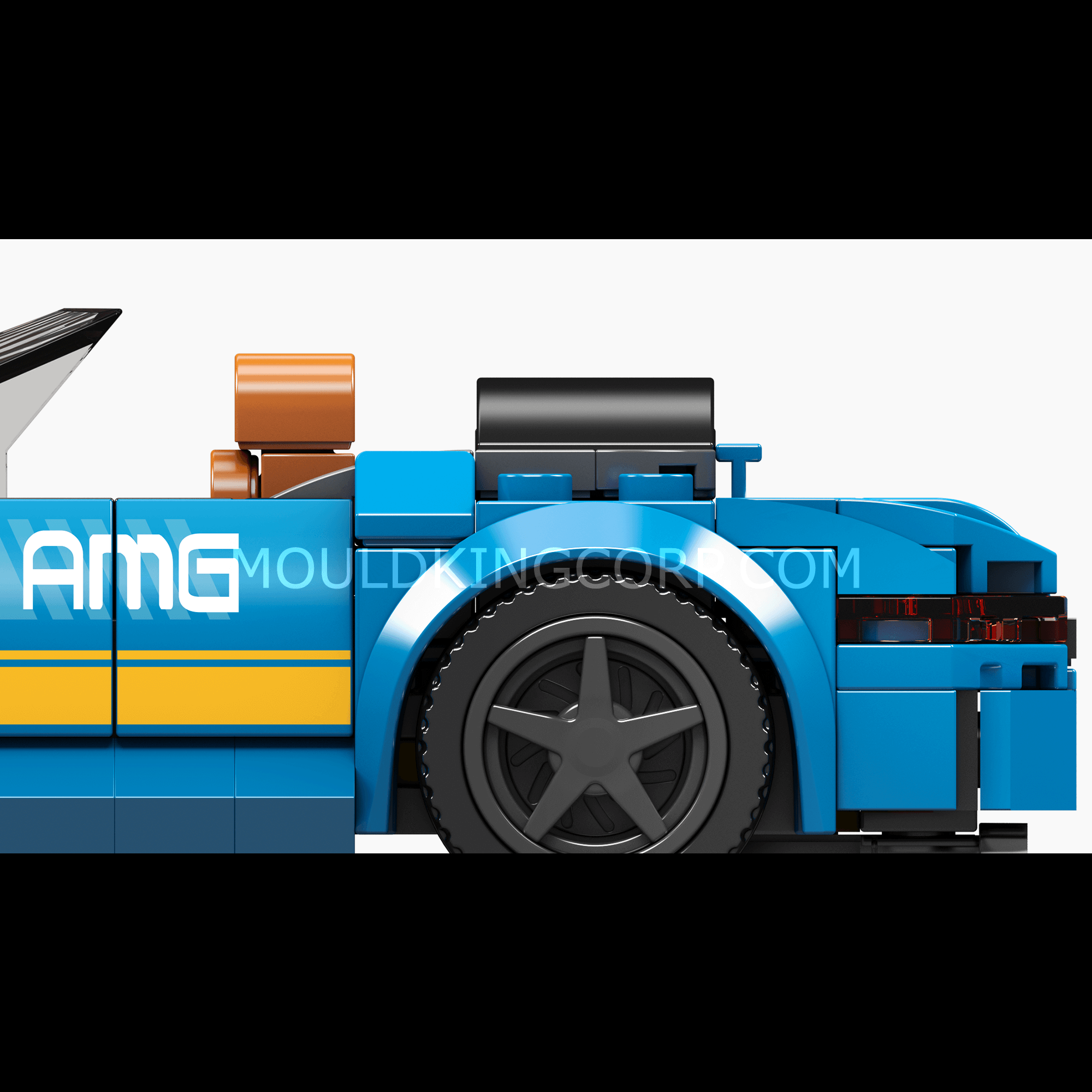 Mould King 27045 AMG GTC Convertible Car Model Building Set - 336 PCS DIY Construction Toy for Adults & Teens | Perfect for Collectors, Gifts, and Creative Play