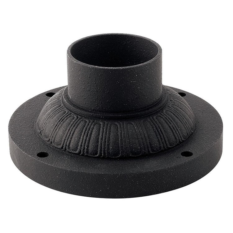 7 Inch Aluminum Decorative Pier Mount Base - Heavy Duty Outdoor Light Fixture Post for Garden, Pathway, and Driveway Lighting